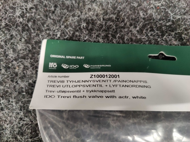 1596147-4 4 st Utloppsventilsatser IDO Z100012001