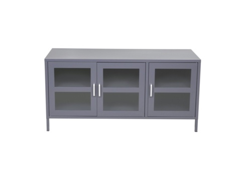 Acero tv-stand ljus grå 48 × 58 × 120 cm