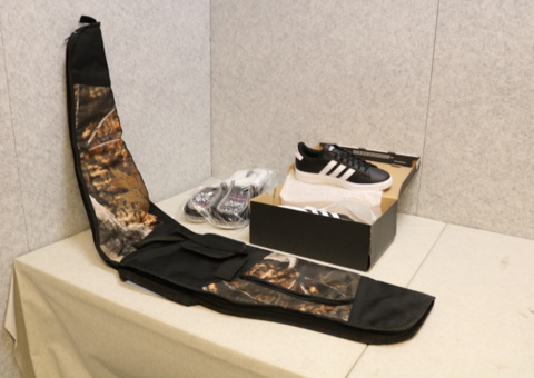 Shoes and gun cases