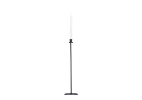 Högehall h69cm ljusstake svart 12 × 69 cm
