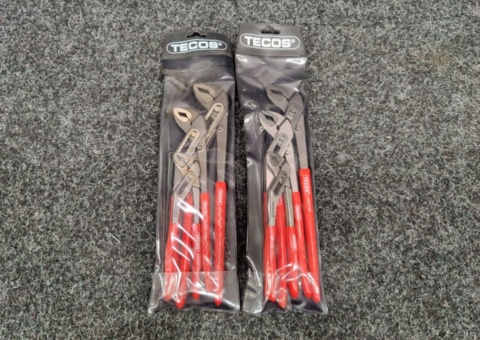 6 pcs Polygrip/Water pump pliers Tecos 170-300mm