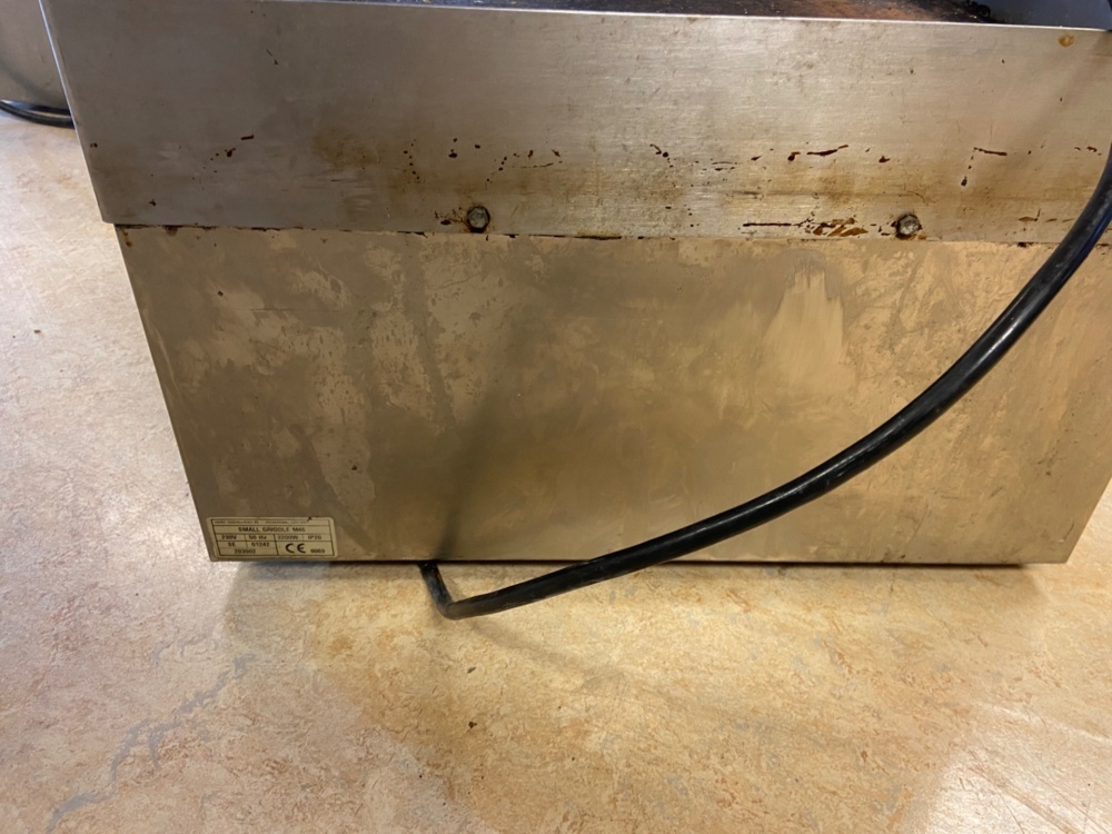 1593701-3 Small Griddle M46 – elektriskt stekbord – bänkmodell