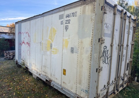 20-fots fryscontainer – Isolerad container