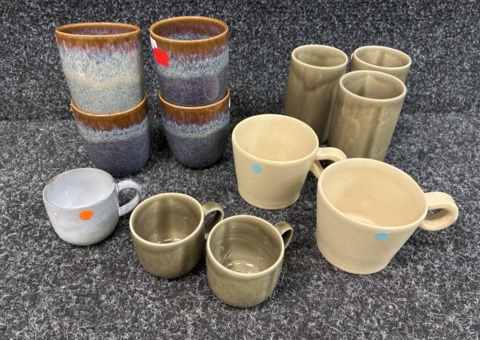 12 st Muggar från bl.a. Like. by Villeroy & Boch & Nosse Ceramics