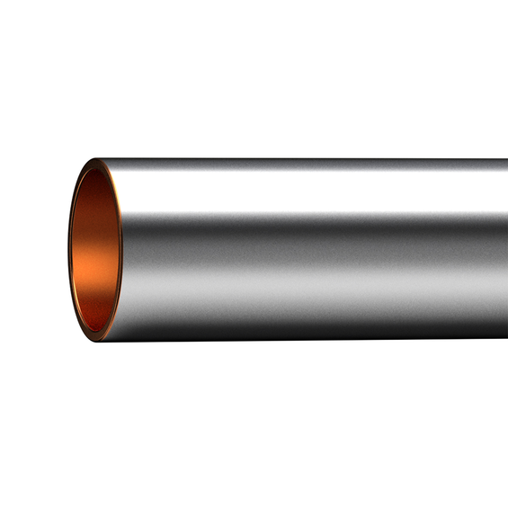1596177-1 15 pcs Copper pipes Cupori 120 (Chrome) 18x1.0x2000mm