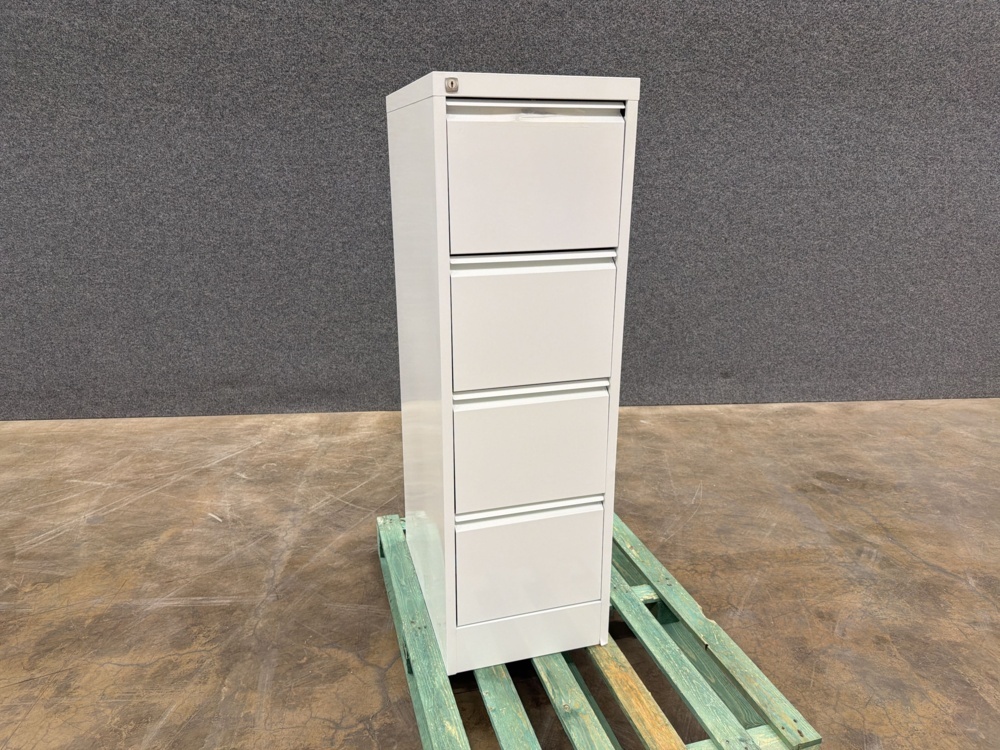 1593911-2 File cabinet INCLUDE A4, 4 drawers, height: 1320 mm, white