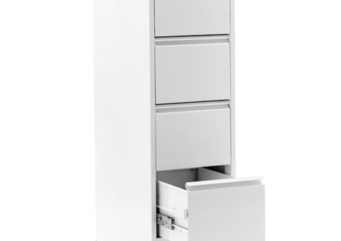 File cabinet INCLUDE A4, 4 drawers, height: 1320 mm, white