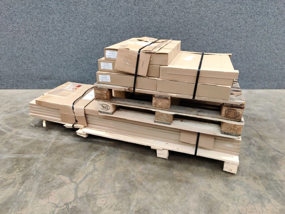 1593946-2 5 pcs Work tables MOTION 2000x600 mm, light grey