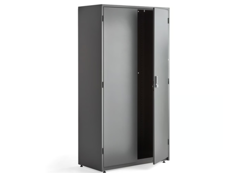 Machine cabinet SUPPLY with electronic code lock 1900x1020x500 mm, dark grey