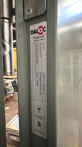 1596195-11 Daloc S33 steel door, EI30 - 1 pc - 11 x 21