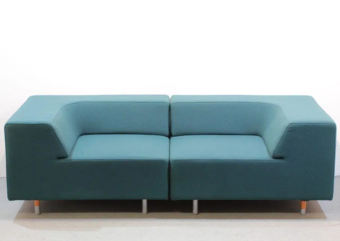 Soffa Offecct Easy block 1+1-sits grön 2 stycken