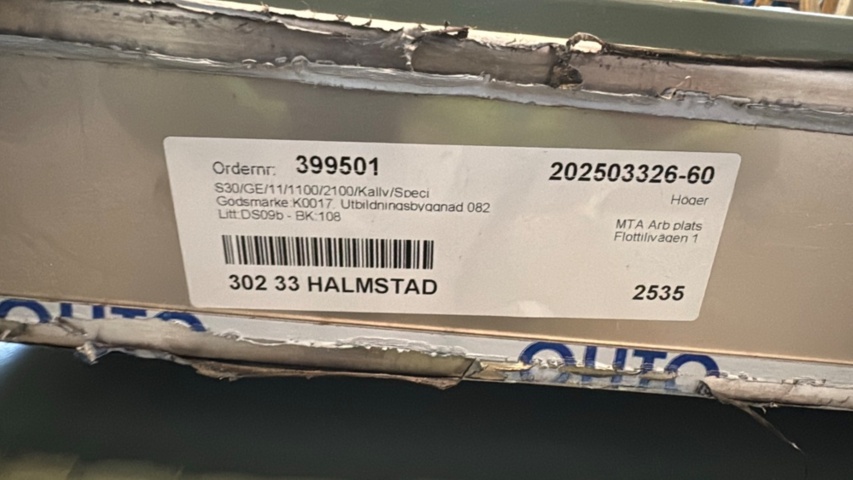 1596199-11 Daloc S30 steel door, EI30, 38 dB - 1 pc - 11x21