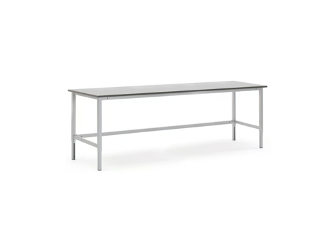 5 pcs Work tables MOTION 2000x600 mm, light grey