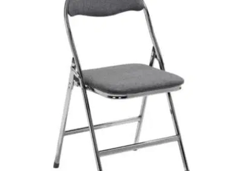 Stol Fällstol Ark grå/krom 225 stycken