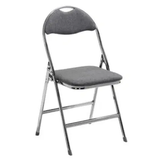 1596349-1 Stol Fällstol Ark grå/krom 225 stycken