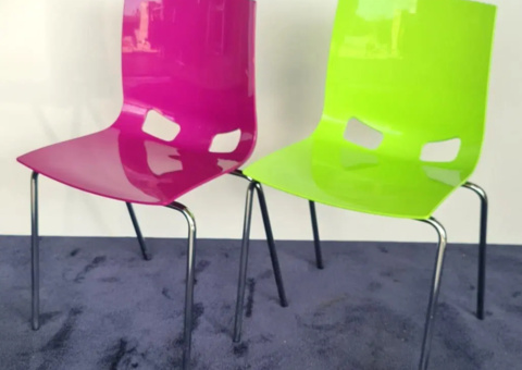 Stol Fondo Grön och Cerise 6 stycken