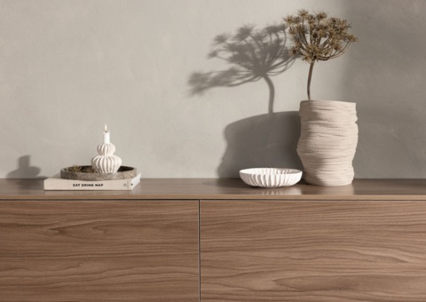 Frihamn förvarings Walnutlook / Walnutlook 160 × 35 × 45 cm