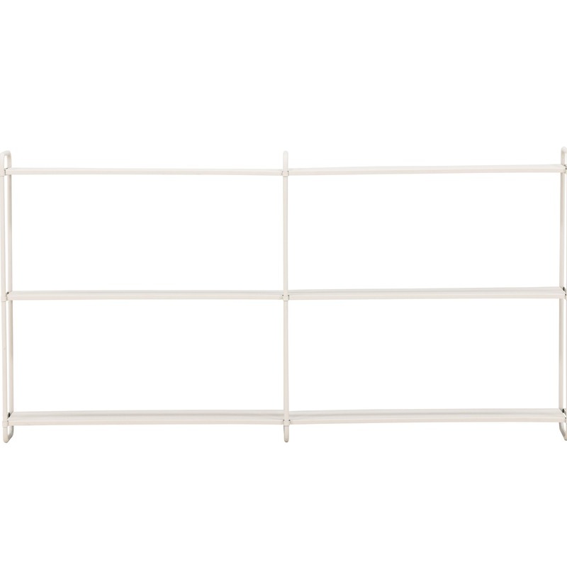 1593305-2 Lyon vägghylla beige / Powder coated järn 122 × 63 × 18 cm