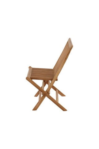 1593307-4 Ghana fällbar bench- natur teak 100 × 89 × 60 cm