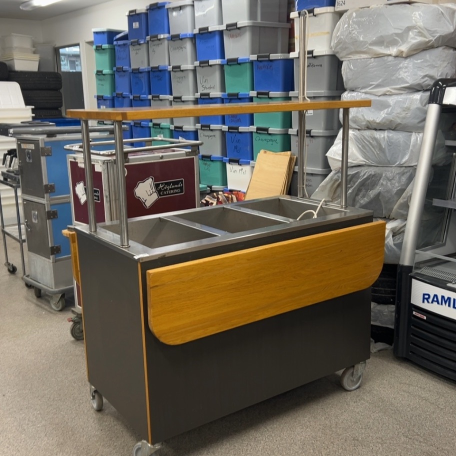 1540058-1 Serveringsvagn med kylbrunnar - Haglund Industri