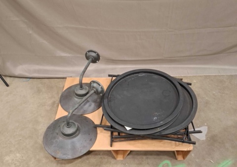 Side tables and wall lamps - assorted lot