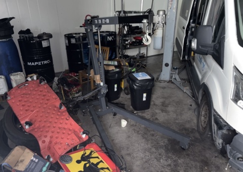 Workshop crane 1 ton - Meec Tools T31002CX-GS