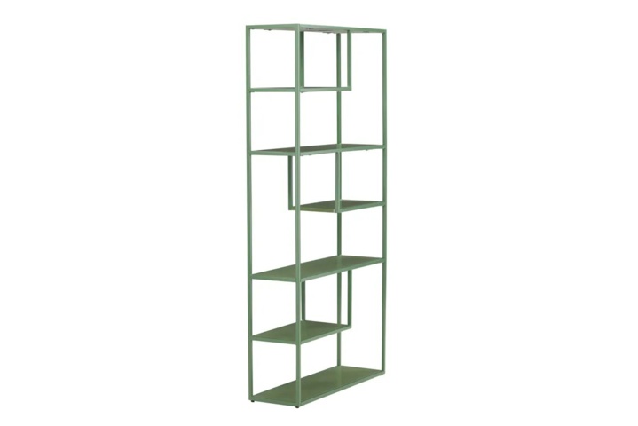 1593392-3 Stål hylla grön / grön stål 80 × 164 × 26 cm