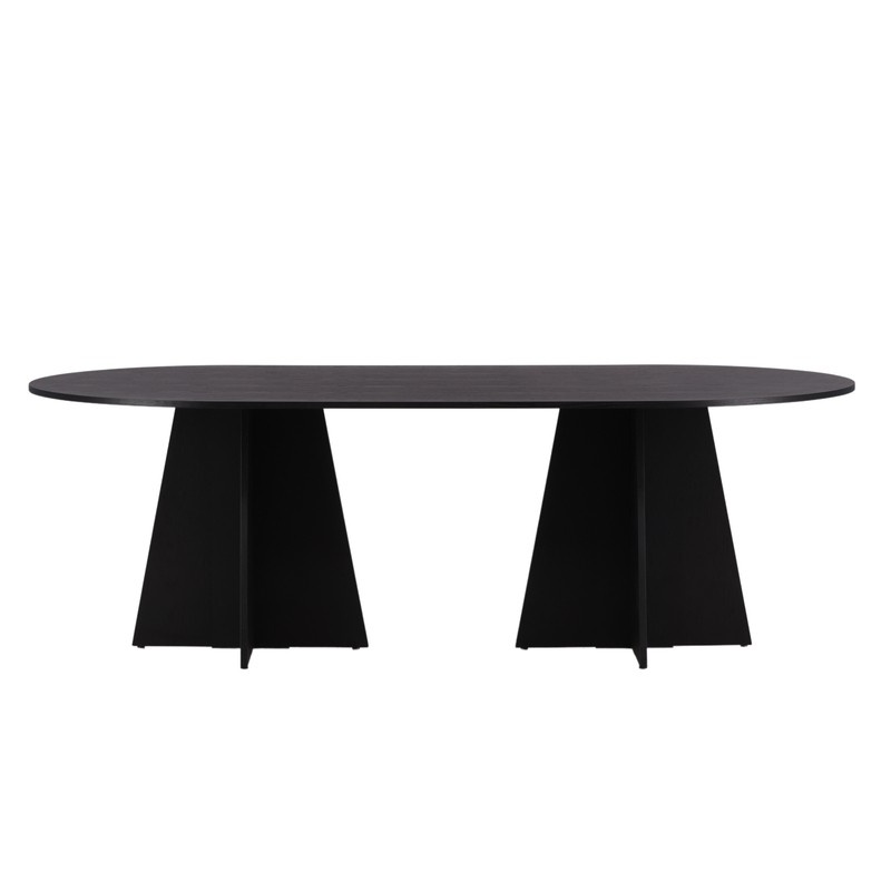 1593395-1 Bootcut oval matbord 230 × 115 × 75 cm