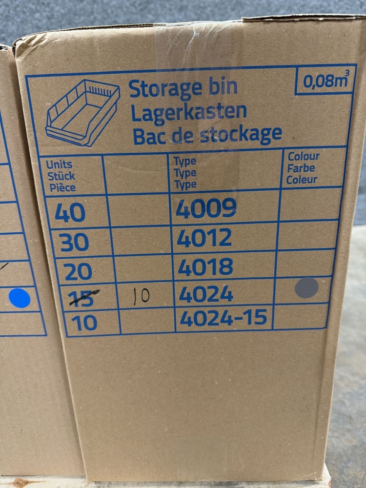1596540-2 Assortment of picking bins REACH, different sizes