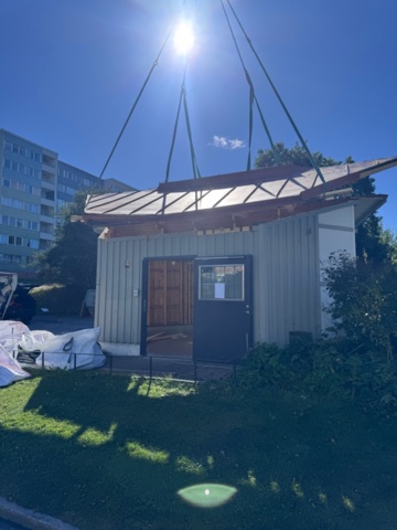 1596571-16 Building of approximately 25 sq m, (dismantled)