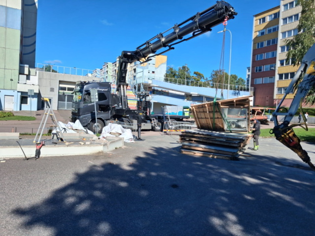 1596571-22 Building of approximately 25 sq m, (dismantled)