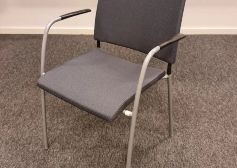 Stol Lammhults Spira Grå/Silver 5 stycken