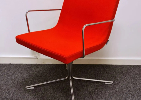Stol Offecct Bond karm krom  11 stycken
