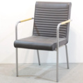 1596652-1 Stol Offecct Quilt Grått skinn 4 stycken