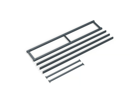 Rear frame bracket for work table/bench TRUST 2000 mm, 3 posts