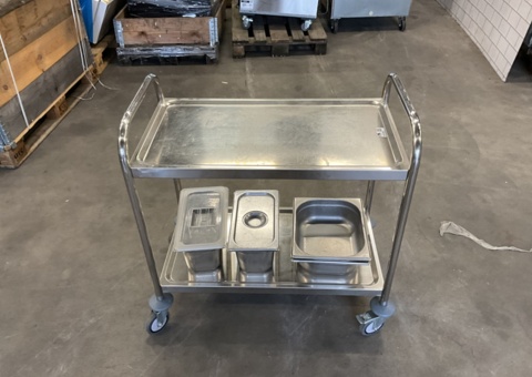 Rostfri vagn