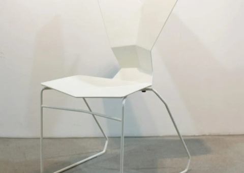 Stol Tom Dixon Y chair sled vit 10 stycken