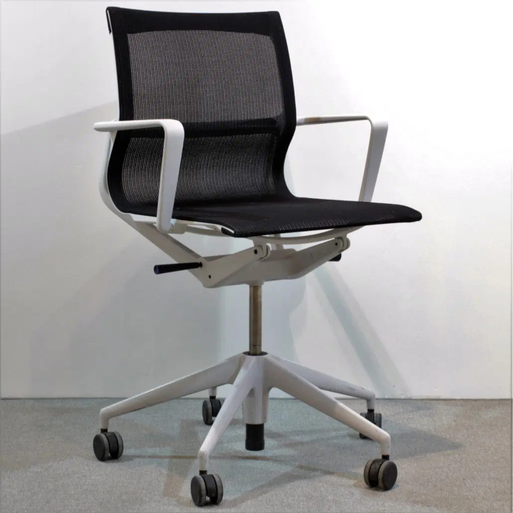 1596744-1 Stol Vitra Physix mesh Vit/Svart