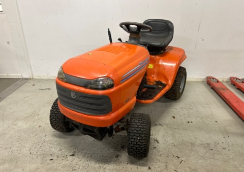 Husqvarna riding lawn mower with cart (repair item)