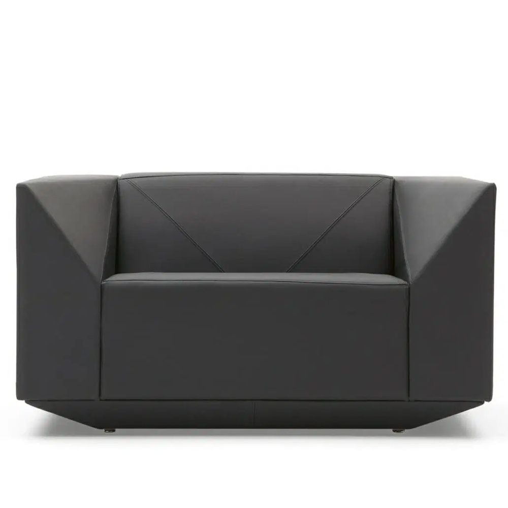 1596313-2 Soffa och fåtölj Offecct Ghost, svart läder