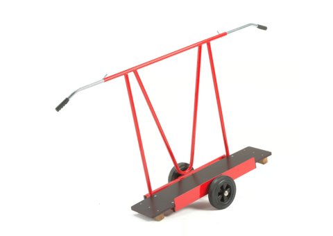 PAVE disc trolley 2117x1121x540 mm, red