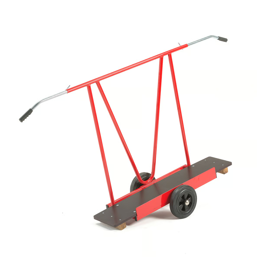 1596753-1 PAVE disc trolley 2117x1121x540 mm, red