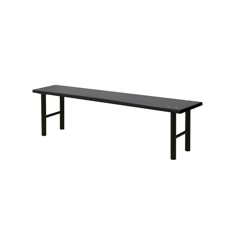 1596755-1 2 pcs Seat benches STADIUM 1500 mm, black