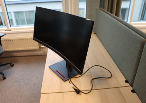Skärm curved 34 tum Lenovo ThinkVision T34w-20