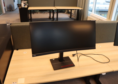 Skärm curved 34 tum Lenovo ThinkVision T34w-20