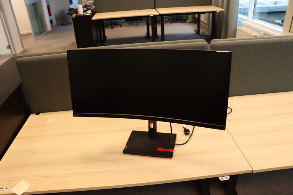 1296223-1 Skärm curved 34 tum Lenovo ThinkVision 64AEGAR1WW