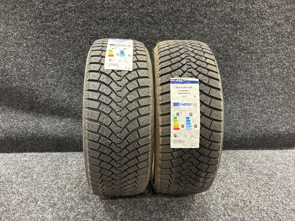 1597154-2 2 pcs Friction tires Falken Winterpeak F-Snow 1 205/55R16 94T XL
