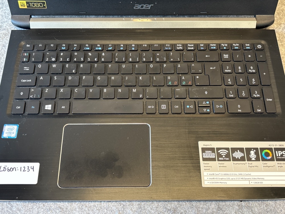 1529563-2 Laptop - Acer Aspire 5 A515-51