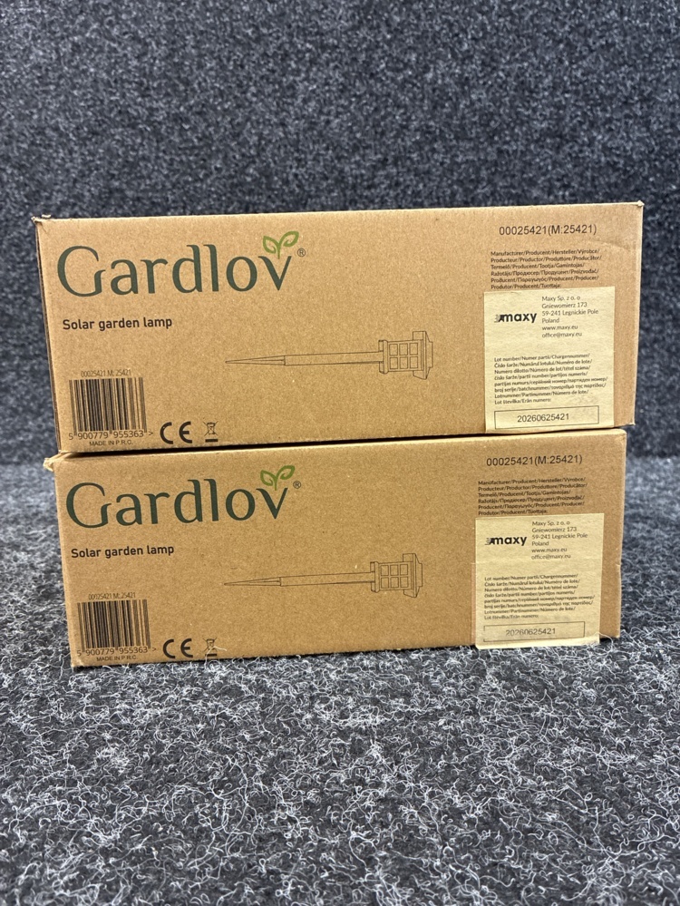 1597527-2 12 pcs Solar garden lights Gardlov 25421