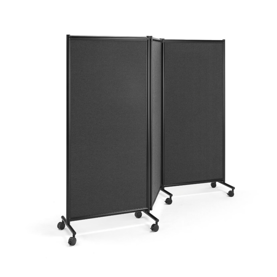 1596752-1 Utställningsskärm MIRANDA B 2280 x H 1705 mm, grå, stål